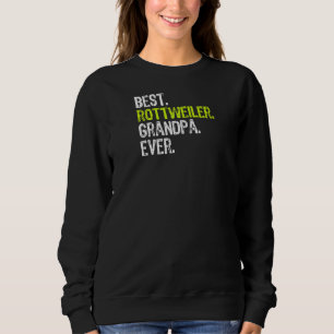 Bester Rottweiler Opa je Dog Lover Raglan Sweatshirt
