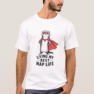 Bester Schlaf Lebens Frettchen T-Shirt