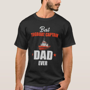 Bester Schlepperkapitän Dad Ever Sagt Schlepper T-Shirt