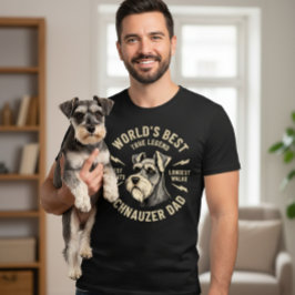 Bester Schnauzer-Vater der Welt Wahre Legende T-Shirt