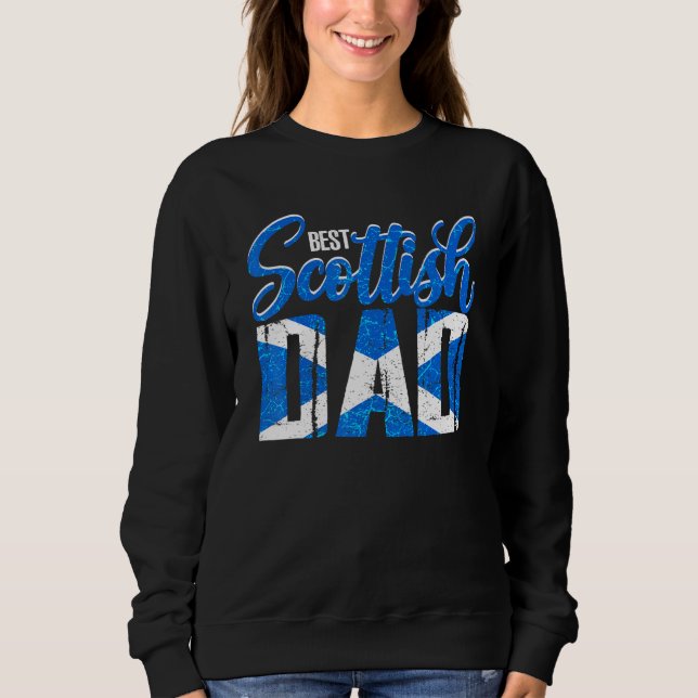 Bester schottischer Vater Scotland Daddy Family Sc Sweatshirt (Vorderseite)