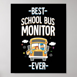 Bester Schulbusmonitor Poster