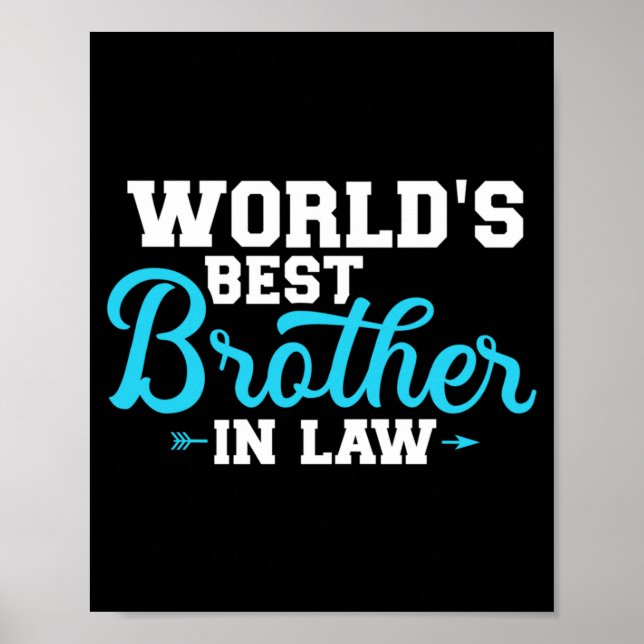 Bester Schwager der Welt in der Leistung Poster (Vorne)