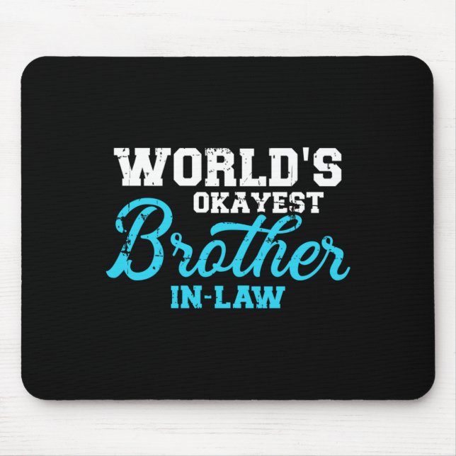 Bester Schwager der Welt Leistung für Männer Mousepad (Vorne)