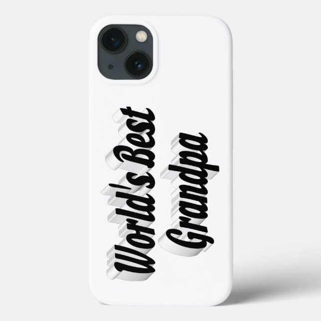 Bester schwarzer Opa-Text Case-Mate iPhone Hülle (Rückseite)