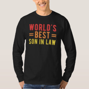 Bester Schwiegersohn der Welt Schwiegermutter Retr T-Shirt