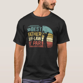 Bester Schwiegervater von Par Funny Golf Familien  T-Shirt