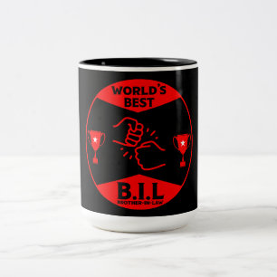 Bester Schwiegervater Zweifarbige Tasse