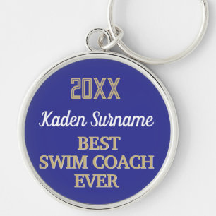 Bester Schwimmtrainer-Preis Schlüsselanhänger