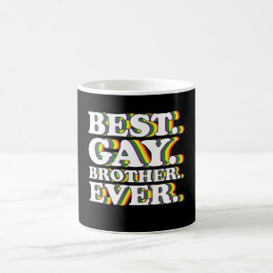 Bester schwuler Bruder aller Zeiten Familie LGBTQ  Kaffeetasse