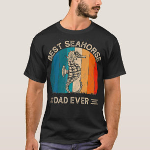 Bester Seepferdchen-Vater Aller Zeiten Retro-Seepf T-Shirt