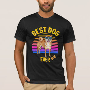 Bester Shiba Inu Hund je Retro T-Shirt