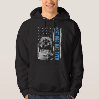 Bester Shih Tzu-Vater überhaupt Vintage-amerikanis Hoodie