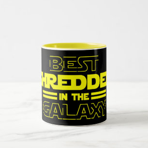 Bester Shredder in der Galaxie Zweifarbige Tasse