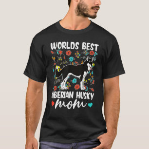 Bester Siberischer Husky-Mama-Hund T-Shirt