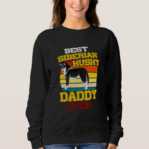 Bester sibirischer Husky-Hund-Vater je Vintager Hu Sweatshirt