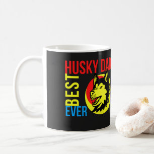 Bester sibirischer Husky-Vater je, Hunde-Vater-Ges Kaffeetasse