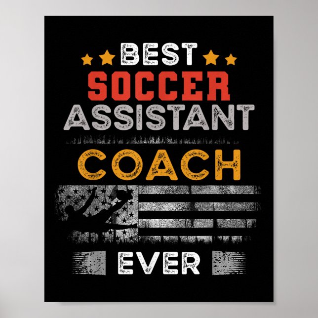 Bester Soccer-Istant-Coach je _ Istant Coach Poster (Vorne)