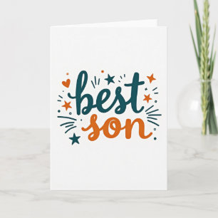 Bester-Sohn-Feierkarte Karte