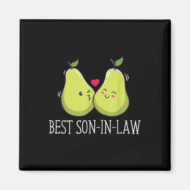 Bester Sohn im Jura Groom Funny Husband zu Spaß Wi Magnet (Vorne)