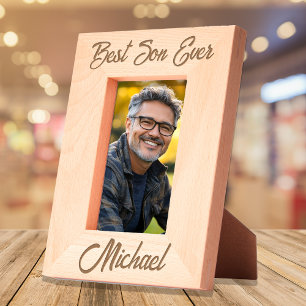 Bester Sohn je Personalisiert Geätzte Rahmen