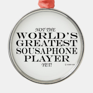 Bester Sousaphone-Player und Metal-Ornament Ornament Aus Metall