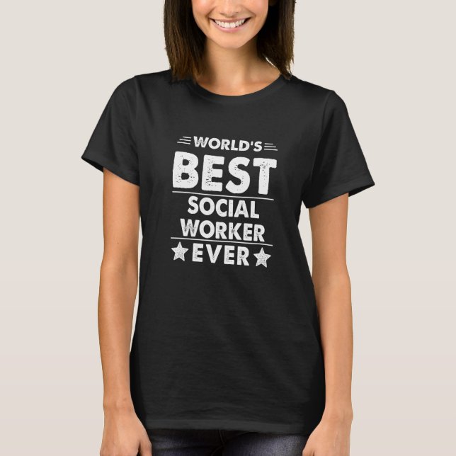 Bester Sozialarbeiter der Welt überhaupt   T-Shirt (Vorderseite)