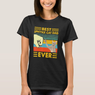 Bester Sphynx-Katzendaddy Aller Zeiten Retro Vinta T-Shirt