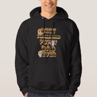 Bester Spitz Vater je Goldener Text Hoodie