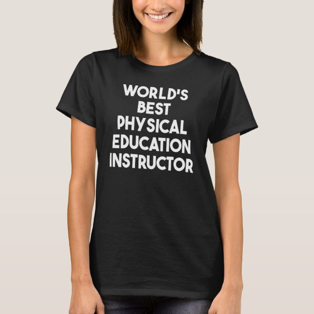 Bester Sportlehrer der Welt T-Shirt (Vorderseite)