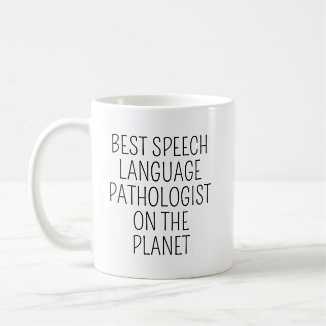 Bester Sprachtherapeut / Logopäde  Kaffeetasse (Links)