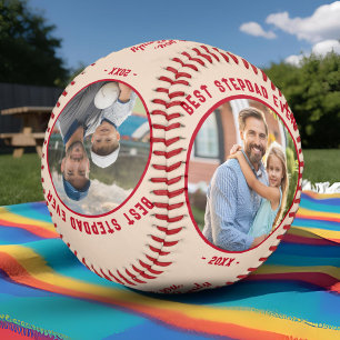 Bester Stepdad je 4 Fotos Vatertag Baseball