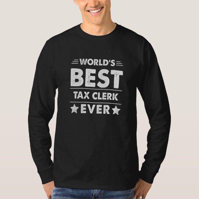 Bester Steuerbeamter der Welt T-Shirt (Vorderseite)