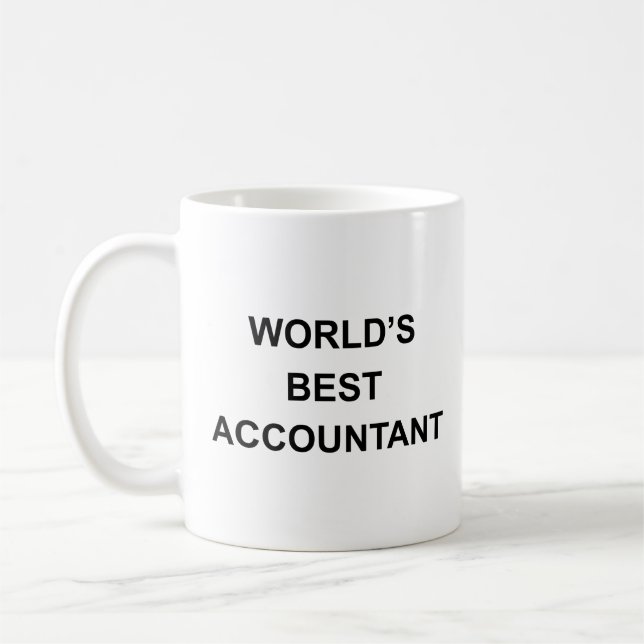 Bester Steuerberater der Welt Kaffeetasse (Links)