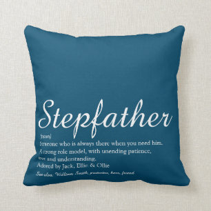 Bester Stiefvater der Welt, Stiefvater-Definition Kissen