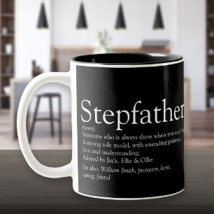 Bester Stiefvater der Welt Stiefvater Definition S Zweifarbige Tasse
