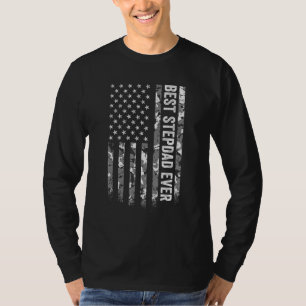 Bester Stiefvater überhaupt Amerikanische Flagge C T-Shirt