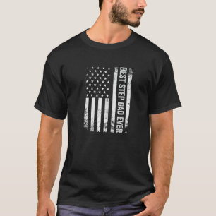 Bester Stiefvater überhaupt Amerikanische Flagge U T-Shirt