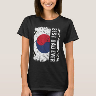 Bester südkoreanischer Vater überhaupt Südkorea-Fl T-Shirt