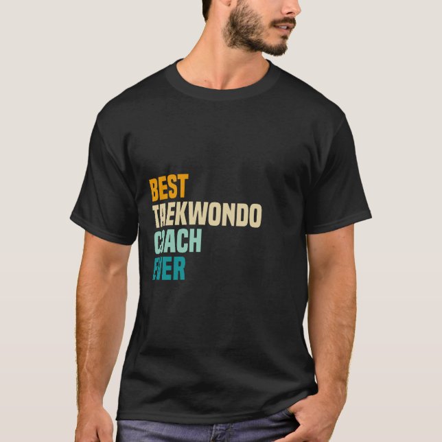 Bester Taekwondo Coach je T-Shirt (Vorderseite)