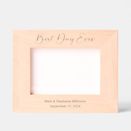 Bester Tag je 7x5 - individualisierbare Foto-Frame Geätzte Rahmen