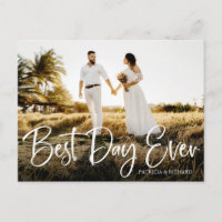 Bester Tag je Niedliche Hochzeit Danke Foto