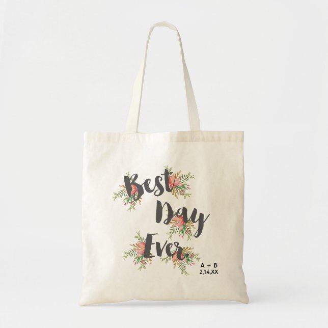 Bester Tag je Tote Tasche (Vorne)