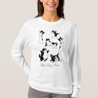 Bester Tag je tuxedo Katze langärmeliges Shirt