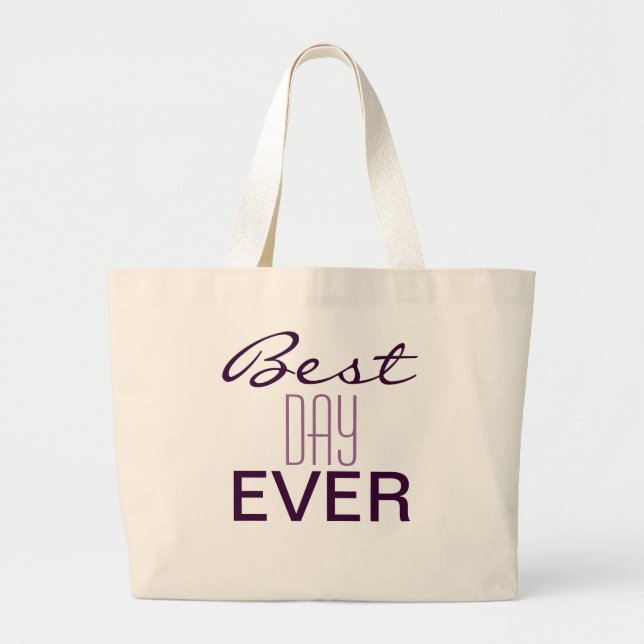 BESTER TAG ÜBERHAUPT Wedding TASCHE (Vorne)