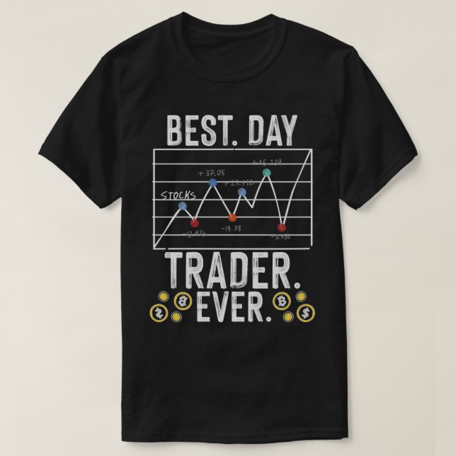 Bester Tageshändler je Devisenhandel T-Shirt (Design vorne)