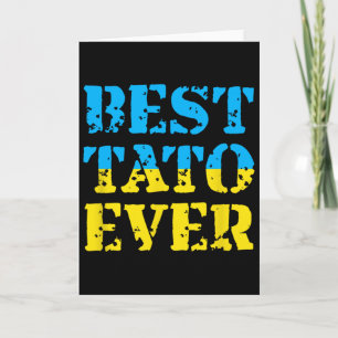 Bester Tato Aller Zeiten Ukraine Vatertag Ukrainis Karte