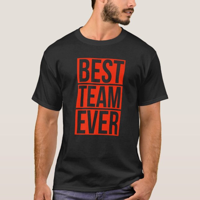 Bester Team-Team-Team-Outfits-Partner T-Shirt (Vorderseite)