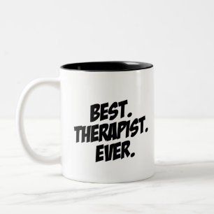 Bester Therapeut überhaupt Zweifarbige Tasse