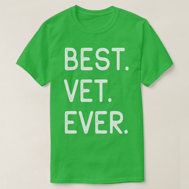 Bester Tierarzt je T-Shirt (Design vorne)